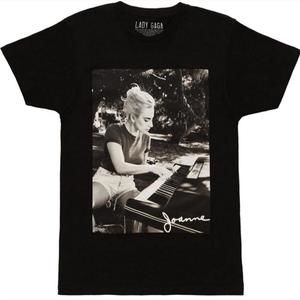 Lady Gaga Joanne Piano Portrait Unisex T-shirt Gift For Fan